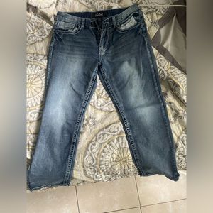 34x30 boot cut jeans, True luck good condition